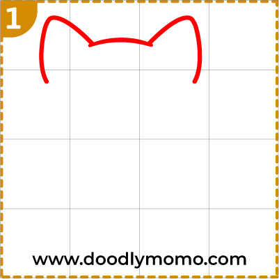 How to draw a cute American Bobtail Cat step (1)