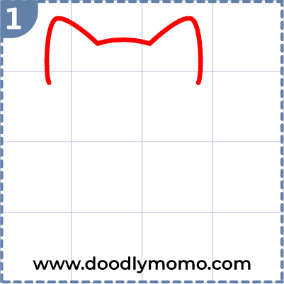 How to draw a cute Ragdoll Cat step (1)