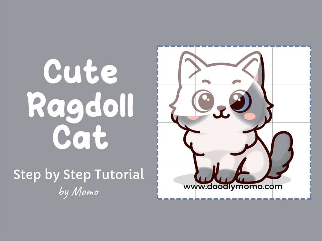 Let’s Draw a Cute Ragdoll&nbsp;Cat