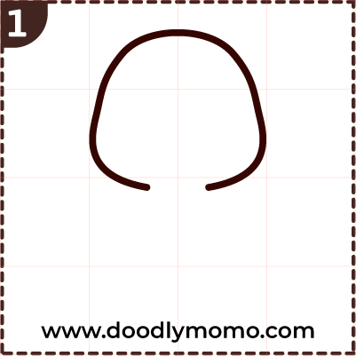 How to draw a cute Cow step (1)