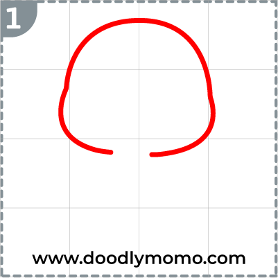 How to draw a cute Elephant step (1)