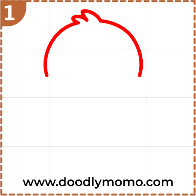 How to draw a cute Monkey step (1)