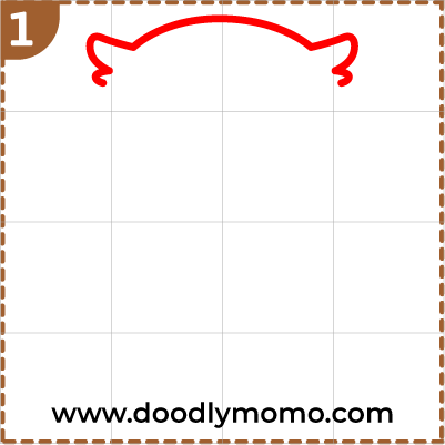 How to draw a cute Owl step (1)