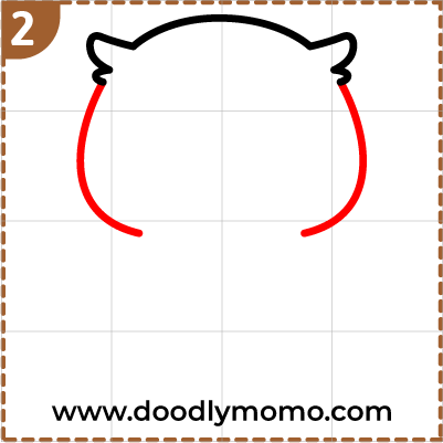 How to draw a cute Owl step (2)