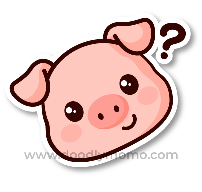 How to draw a cute Pig step by step Did you know - doodlymomo