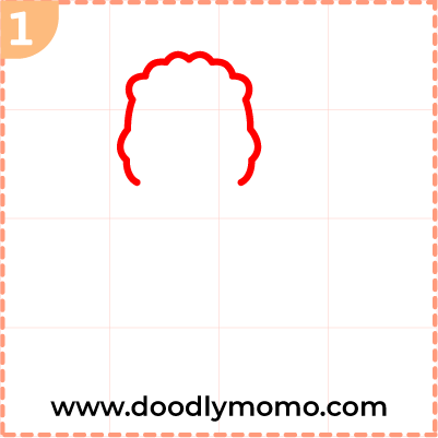 How to draw a cute Alpaca step (1)