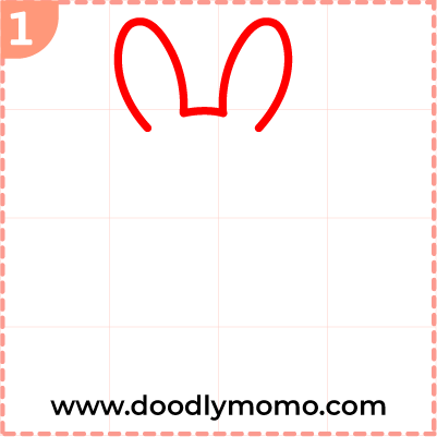 How to draw a cute Bunny step (1)