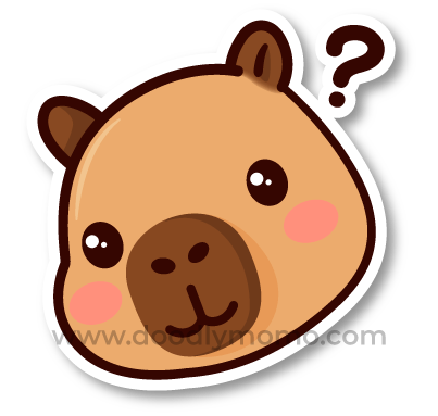 How to draw a cute Capybara step by step Did you know - doodlymomo