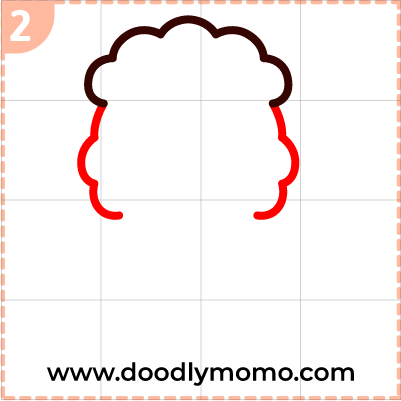 How to draw a cute Sheep step (2)
