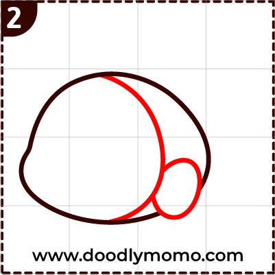 How to draw a cute Clownfish step (2)