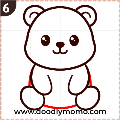 How to draw a cute Panda step (6)