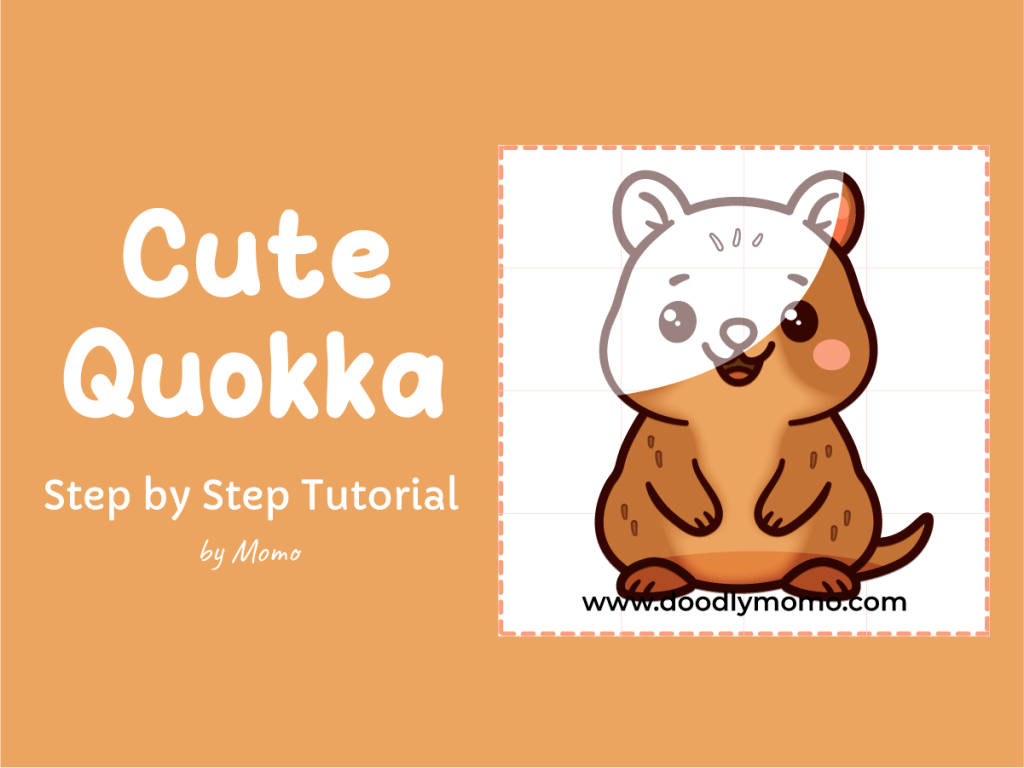 How to Draw a Cute Quokka: Easy Step by Step Tutorial for&nbsp;Kids