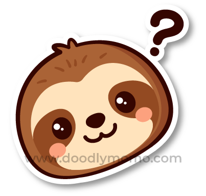 How to draw a cute Sloth step by step Did you know - doodlymomo