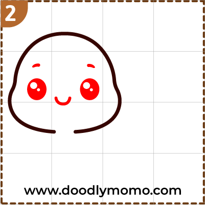 How to draw a cute Turtle step (2)