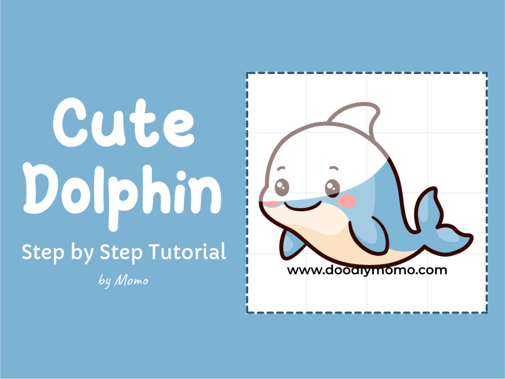 How to Draw a Cute Dolphin: Easy Step by Step Tutorial for Kids