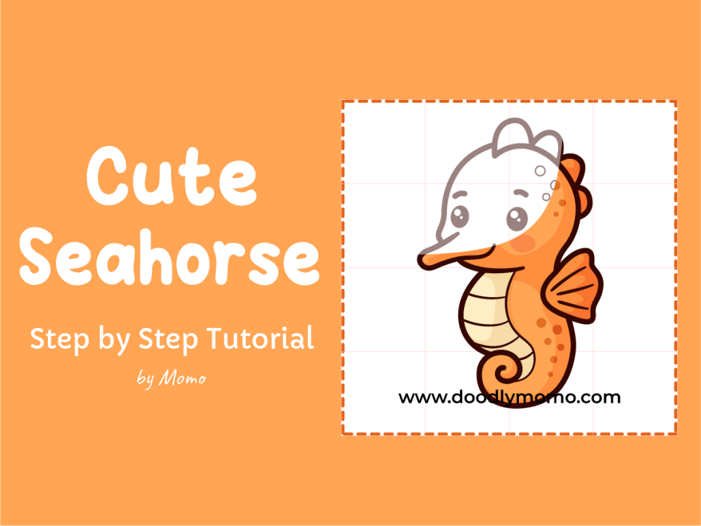 How to Draw a Cute Seahorse: Easy Step by Step Tutorial for Kids