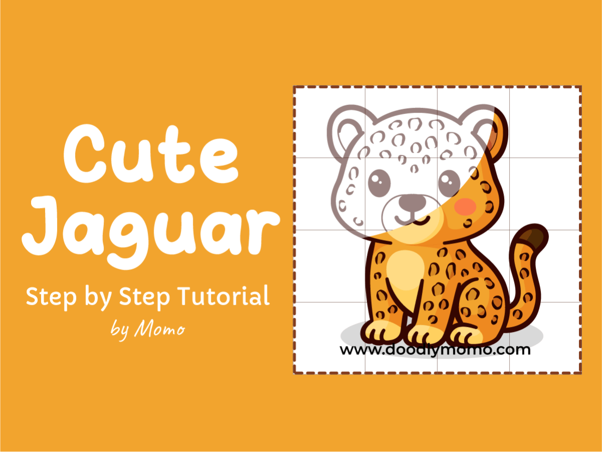How to Draw a Cute Jaguar: Easy Step by Step Tutorial for&nbsp;Kids