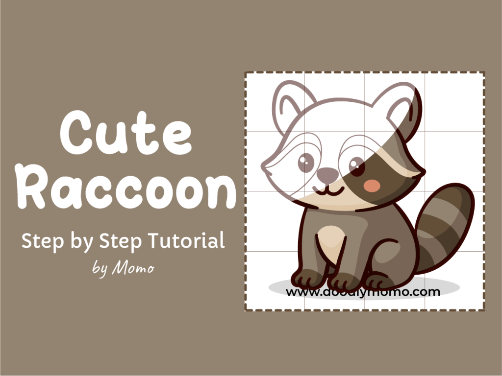 How to Draw a Cute Raccoon: Easy Step by Step Tutorial for&nbsp;Kids