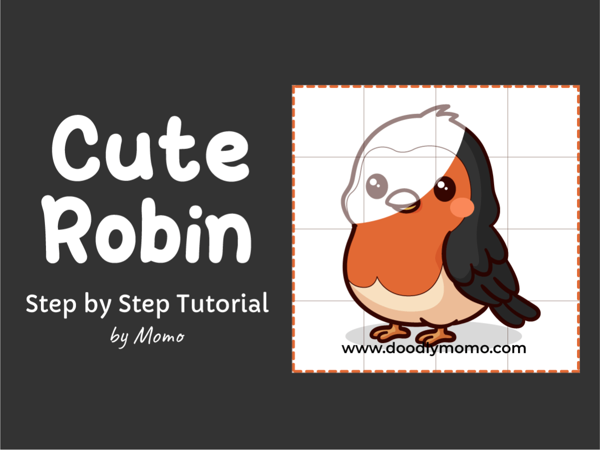How to Draw a Cute Robin: Easy Step by Step Tutorial for&nbsp;Kids