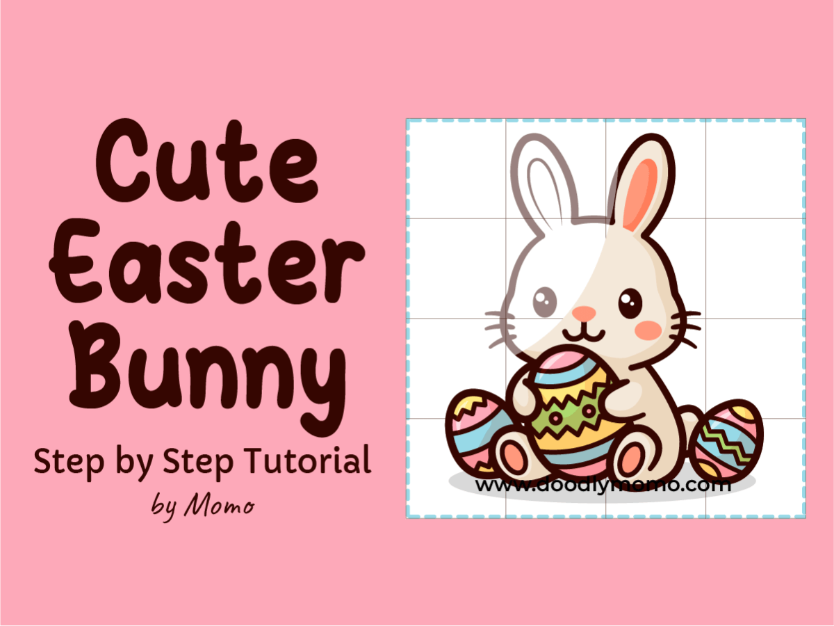 How to Draw a Cute Easter Bunny: Easy Step by Step Tutorial for&nbsp;Kids